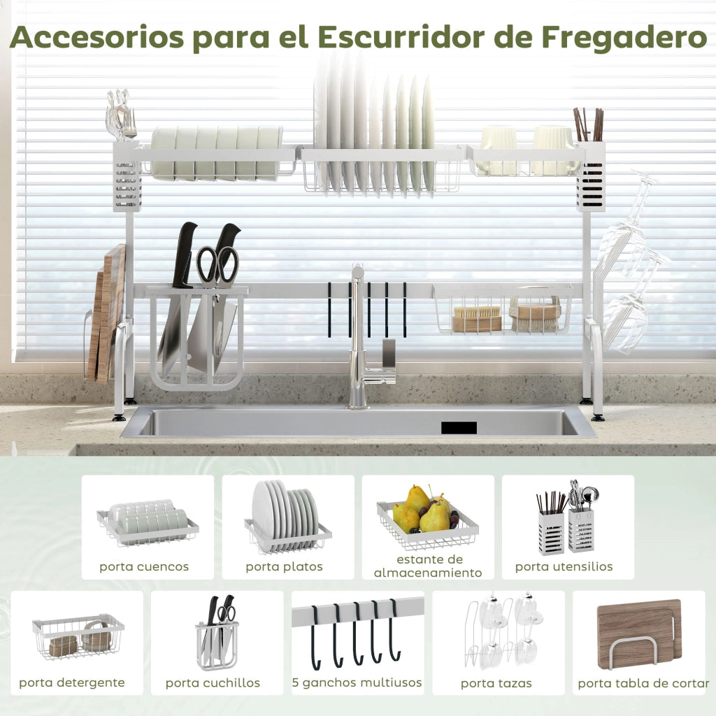 Tavolo da cucina ¨C Zephmum ¨C Bianco 100x30x54,5cm