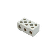 Morsettiera in ceramica 15A, 3 poli 0,5-6mm Leader