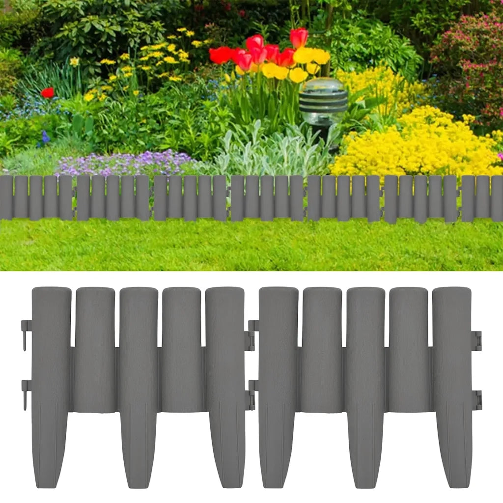 Bordature per Prato 36 pz Grigie 10 m in PP CFW6448164