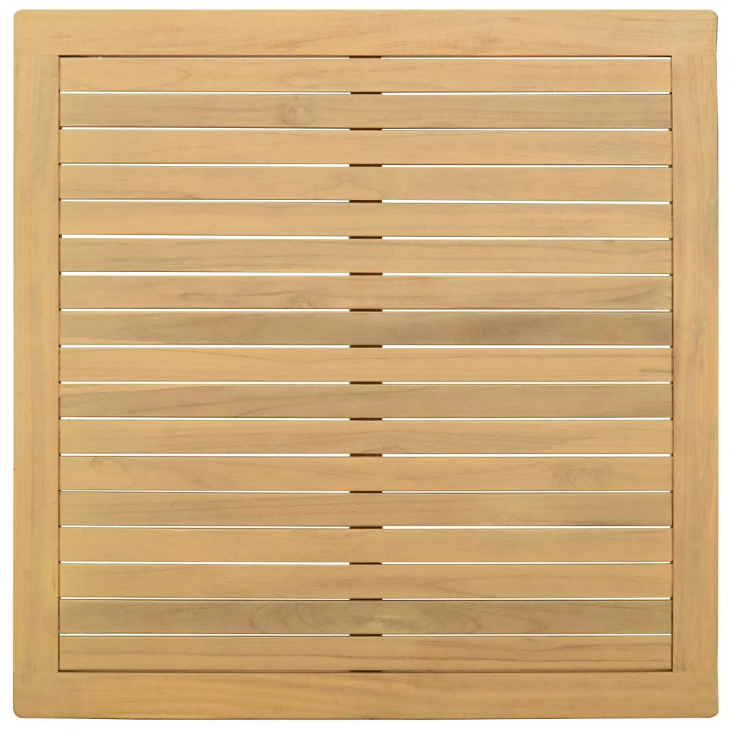 Tavolino da salotto Acacia chiaro 85 x 85 x 45 cm 42026780