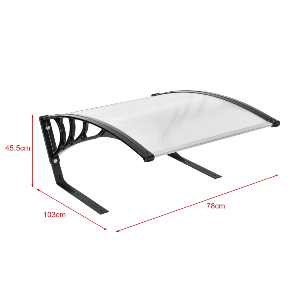 Garage per robot tagliaerba metallo/ABS 78 x 103 x 46 cm nero/trasparente 03_0009481