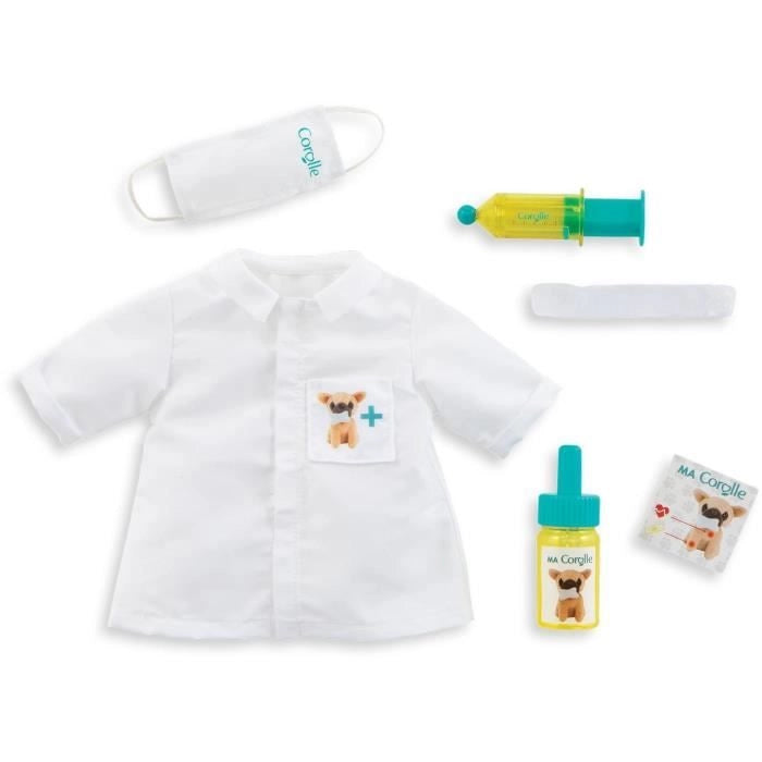 Accessori per bambole - COROLLE - Kit da gioco veterinario - Per bambola da 36 cm - 6 accessori - Dai 4 anni in su