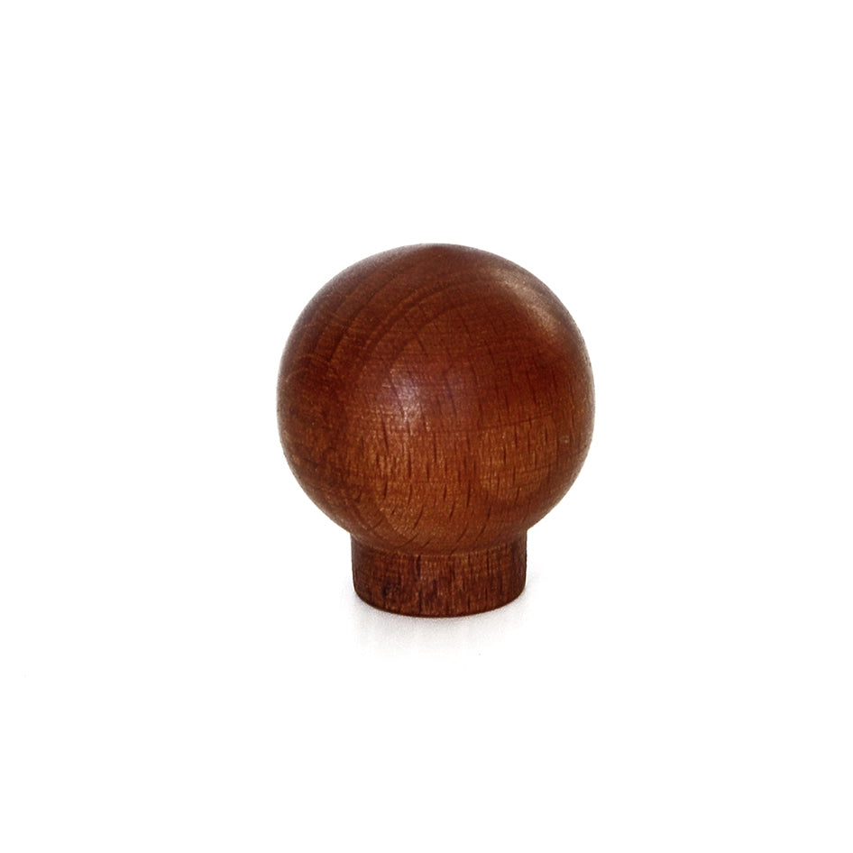 Pomolo in legno - Ø 22 mm. - noce