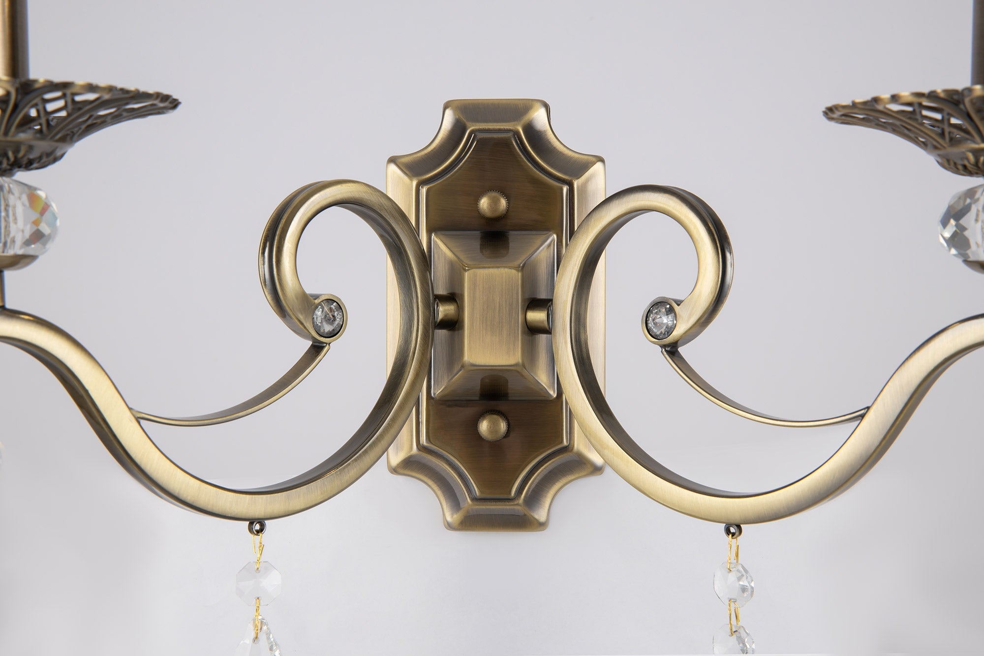 Lampada da parete Royal Classic in Metallo Grace Ottone