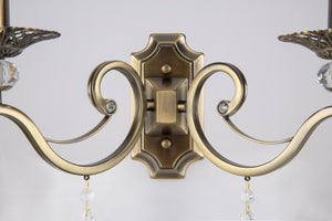 Lampada da parete Royal Classic in Metallo Grace Ottone