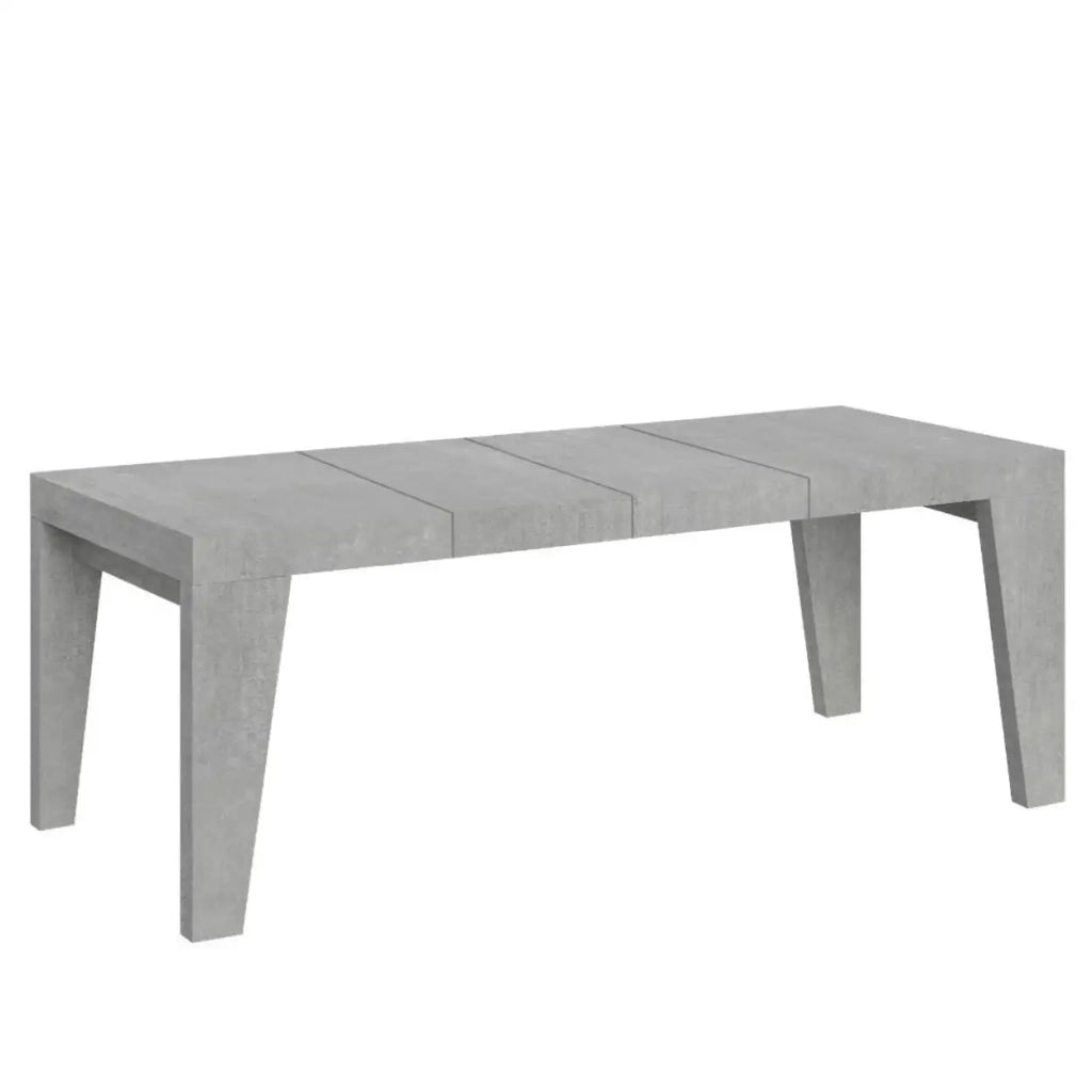 Tavolo allungabile 180/440x90 cm Naxy Premium colore cemento