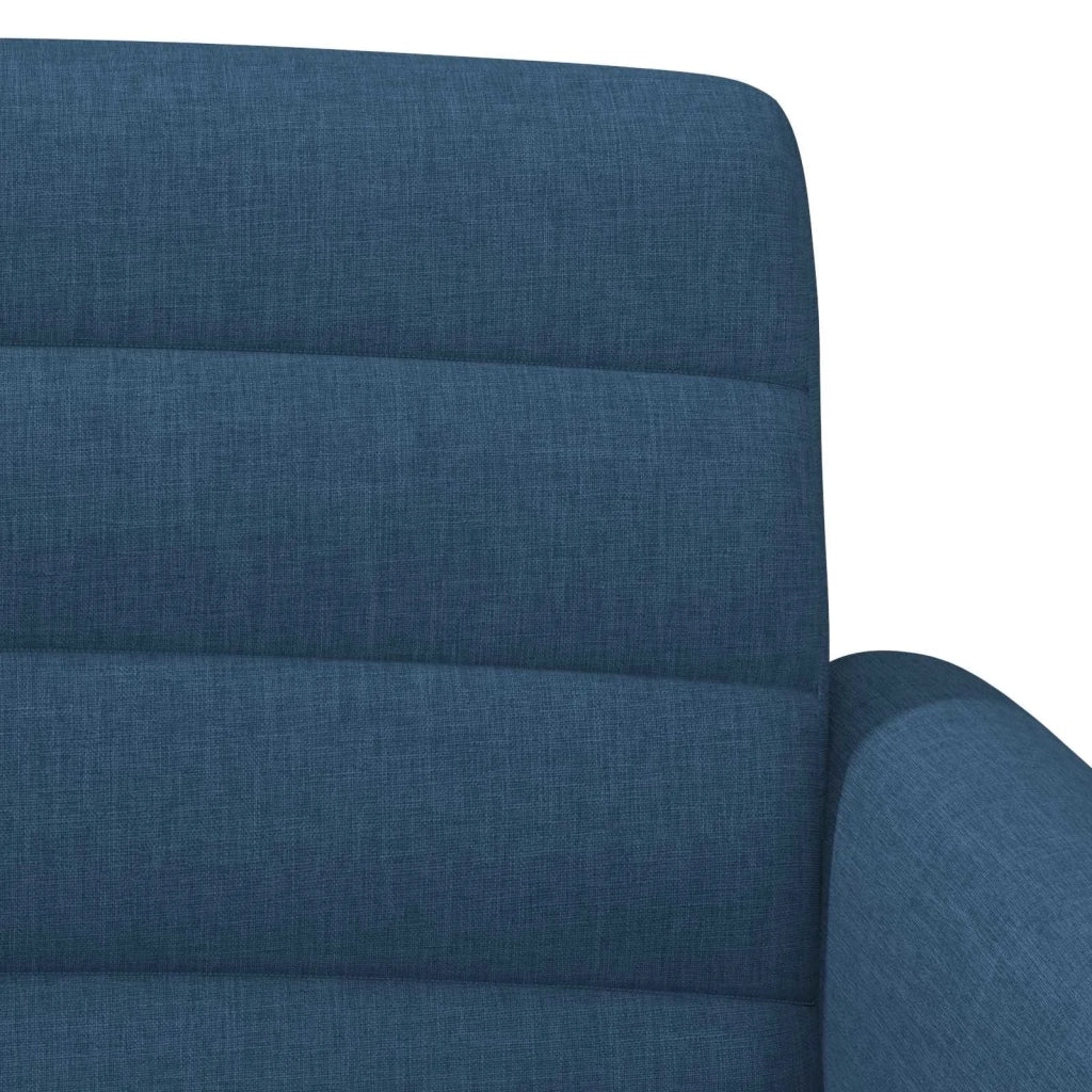 Loveseat con bottoni imbottiti Blu 116 x 67 x 80 cm Tessuto 42041783