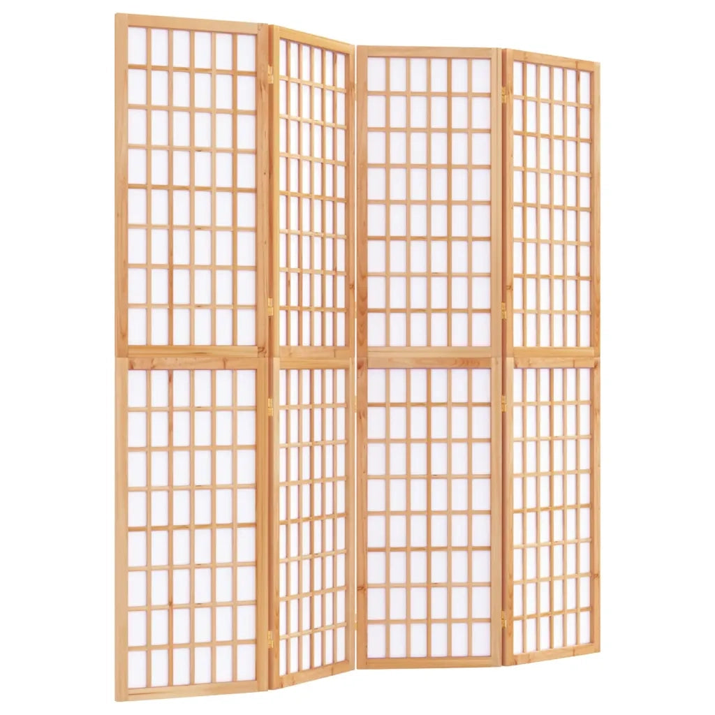 Divisorio Pieghevole 4 Pannelli Stile Giapponese 160x170 cm cod mxl 66538