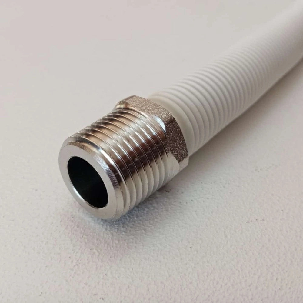 Flessibile mf 1/2 pollice da 20 a 40cm circa allungabile in acciaio inox rivestito