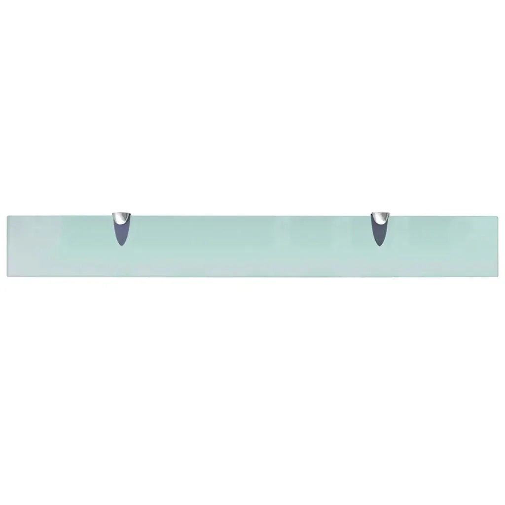 Mensole Galleggianti 2 pz in Vetro 80x10 cm 8 mm 3051499