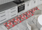 Tappeto Passatoia Antiscivolo Con Stampa Digitale Dis. Love Rosso - 50x320 - Love Rosso