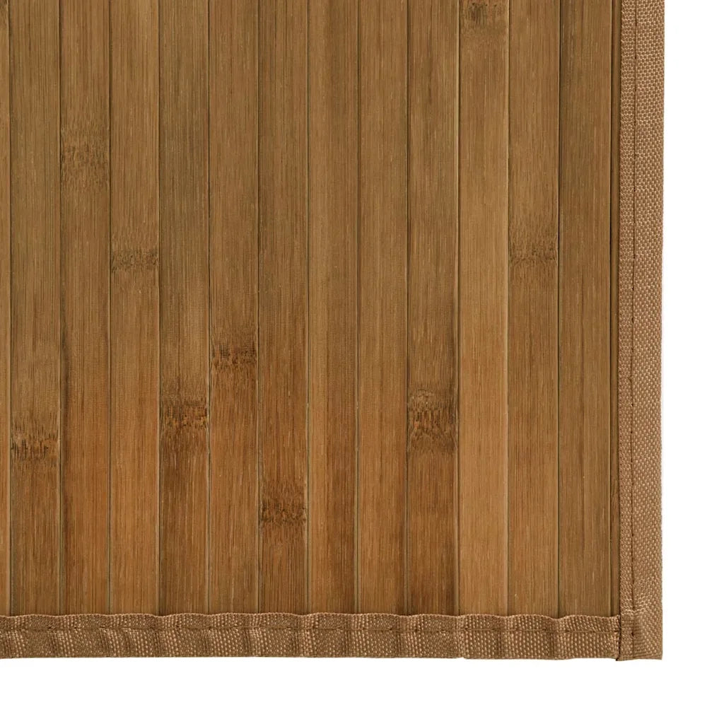 Tappeto Rettangolare Marrone 80x100 cm in BambÃ¹