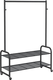 Pannello per abbigliamento con appoggio per scarpe - Standard per abbigliamento - Manichino per abbigliamento - Spazievolutore - 115 cm x 45 cm x 168,5 cm