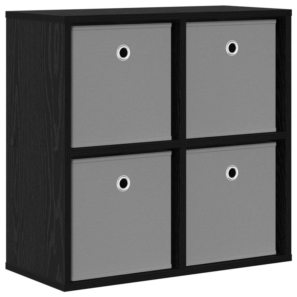 Credenza | Madia | Buffet da pranzo | Armadio da pranzo con cassetto Rovere Nero 59,5 x 27 x 57 cm