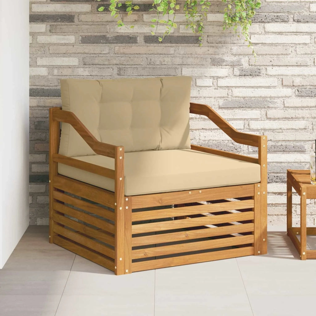 Divano da esterno Naturale e Beige 3436413