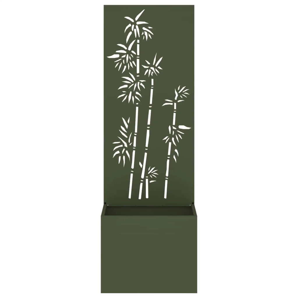 Schermo per privacy in giardino Oliver verde 50 x 150 cm 876451