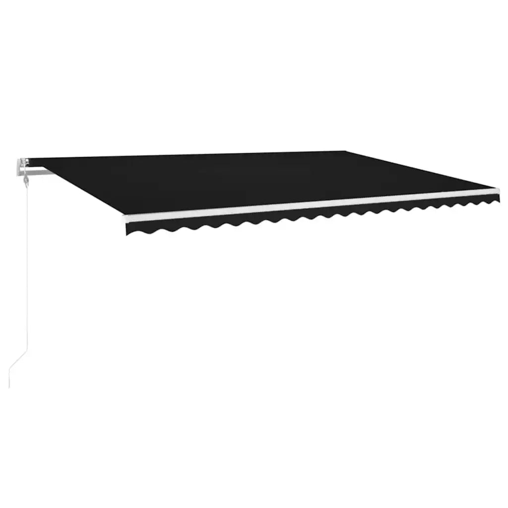 TendaAutomatica con Sensore Vento e LED 500x350 cm Antracitecod mxl 72641