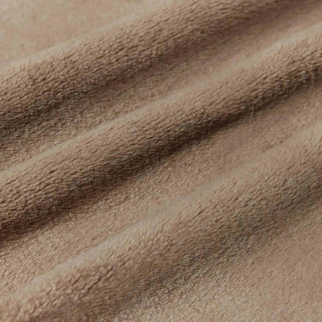 Coperte da Pile 6 pz Cammello 240 x 270 cm Panno