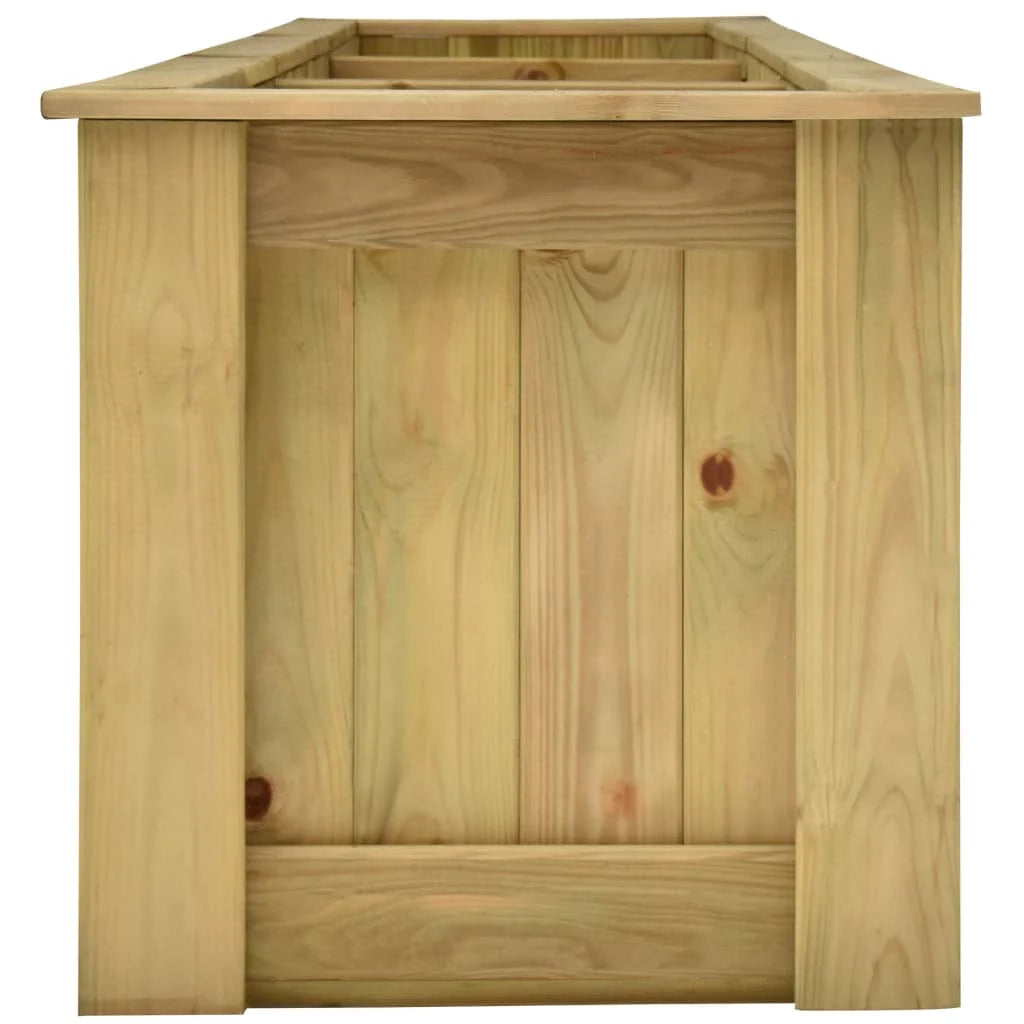 Fioriera rialzata 291 x 50 x 50 cm in legno di pino impregnato 02_0000846