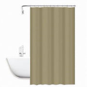 Trade Shop - Tenda Doccia Antimuffa Impermeabile Peva 240x200cm Ganci Anelli Bagno Beige 79715 -