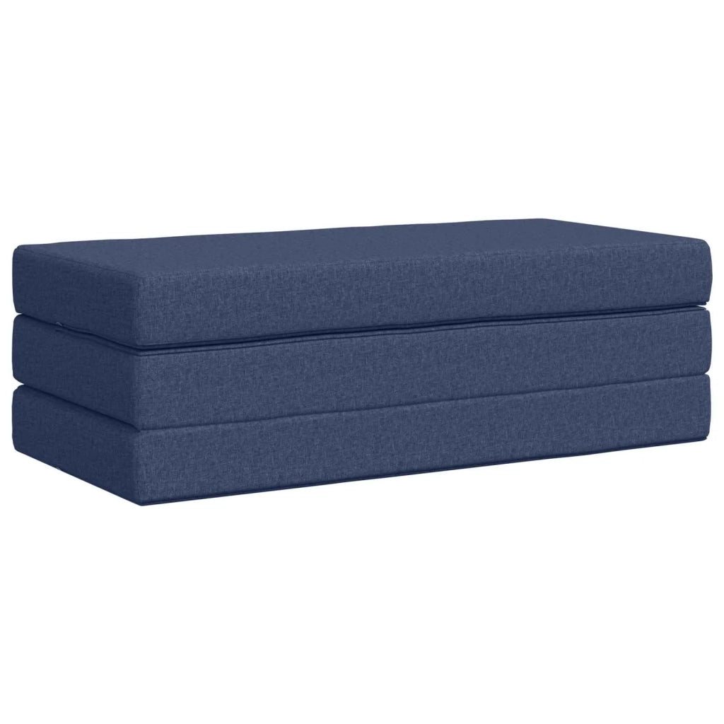 Divano Letto Pieghevole 160 x 67 x 45 cm Blu