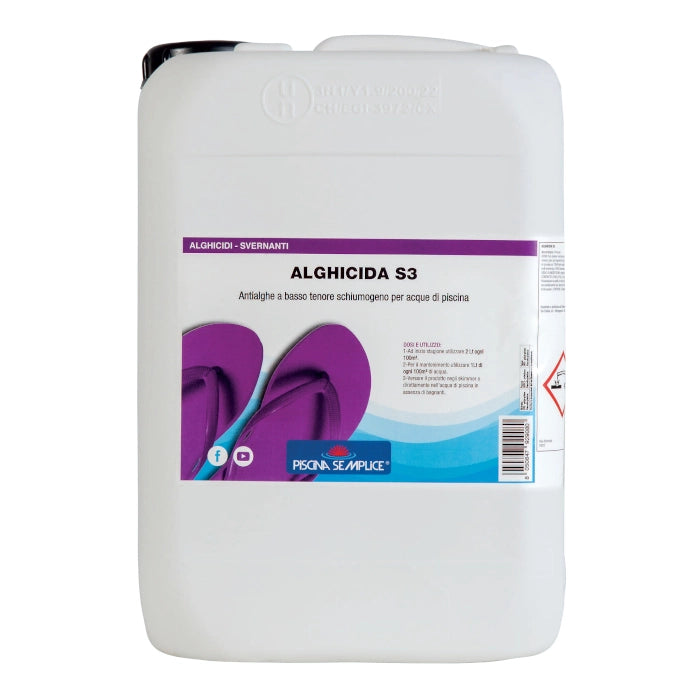 Alghicida S3 10Kg - Adatto Anche Per Pompette Dosatrici