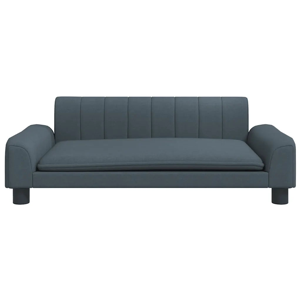 Lettino per Cani Grigio Scuro 90x53x30 cm in Tessutocod mxl 92158