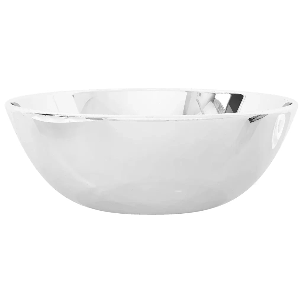 Lavandino-Lavello 28x10 cm in Ceramica Argento