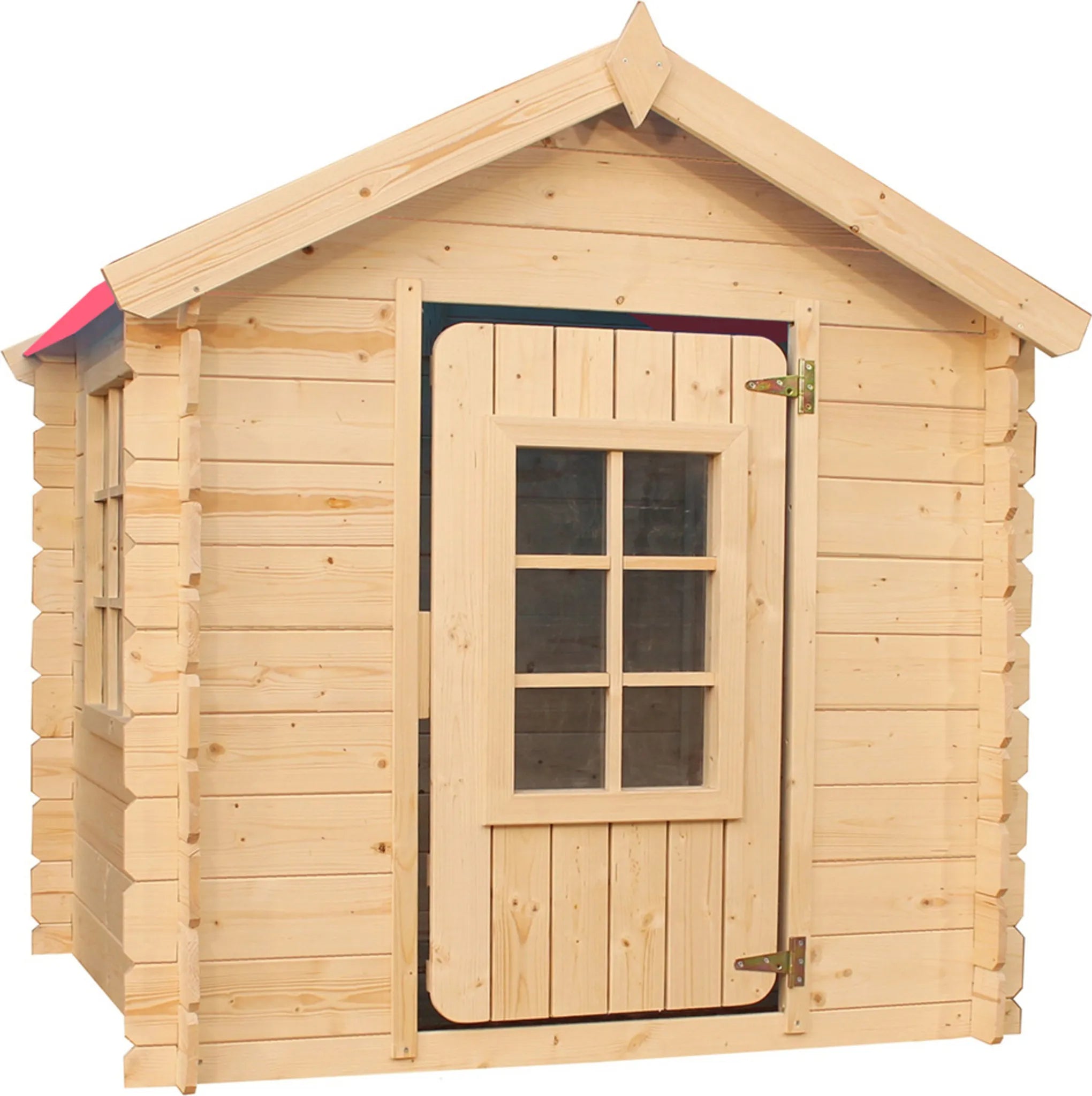 Casetta per Bambini - L111xL113xA121cm/0,9 m2 - Timbela M570R-1 (tetto rosso)