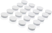 Magnetici per lavagne, 20 pezzi Magnetici forti per frigorifero Magnetici per frigorifero Minimagnetici Magnetici piccoli per lavagna Magnetici forti per lavagna Pannello lavagna (bianco)