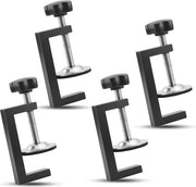 Clemi per legno 10-57 mm nero per lavorazione del legno - adatto per cuscini per tavolo - fissaggio dei pezzi di legno, legno e plastica