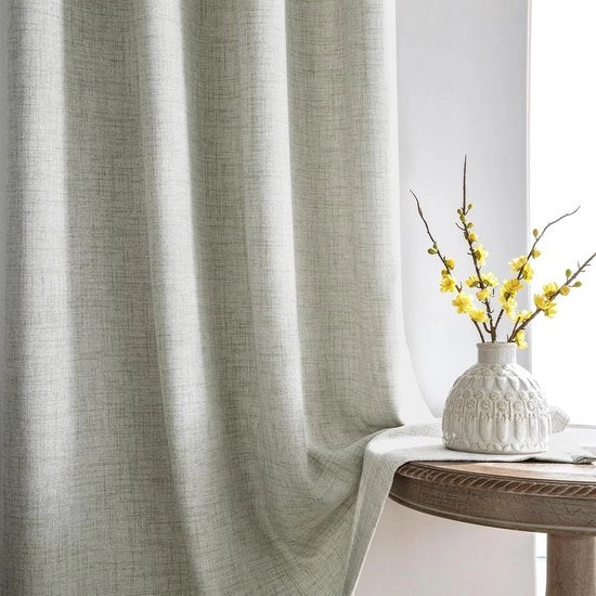 Gordini pronti da appendere con ganci - Tende pronte da appendere - Tende intermedie - Tende oscuranti - Soggiorno - Camera da letto - Decorazione per finestre - Casa - Arredamento