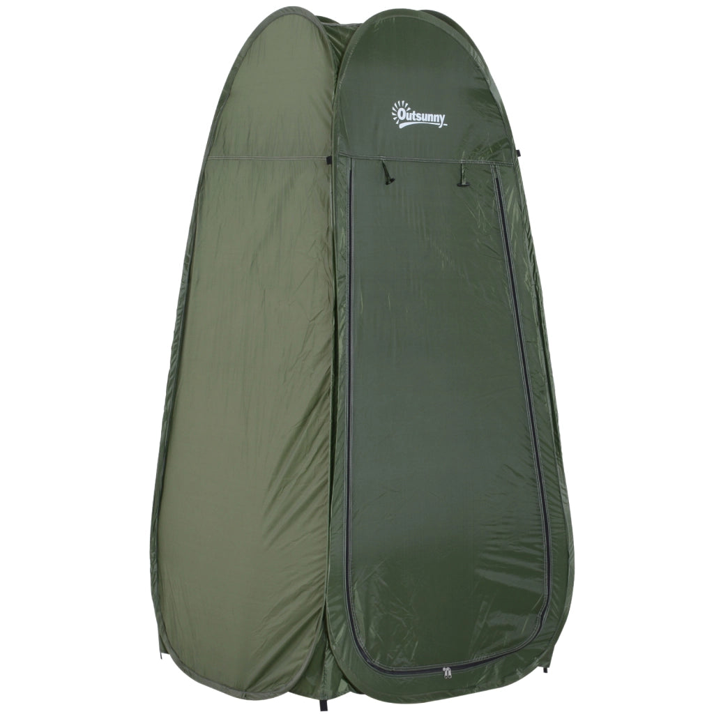 Tenda da doccia pop-up con protezione UV ¨C zephmum ¨C Verde 100x100x185 cm