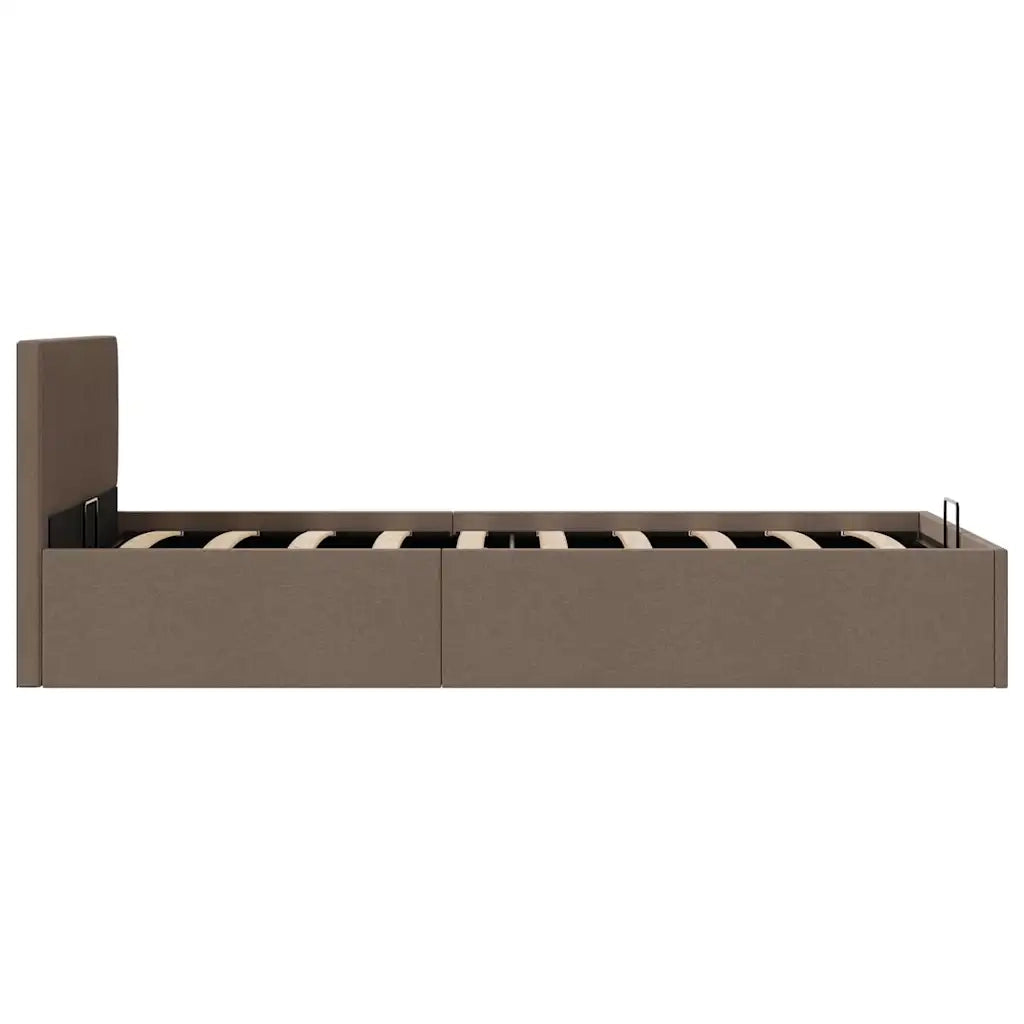 Giroletto con Contenitore Grigio Talpa in Tessuto 90x200 cm