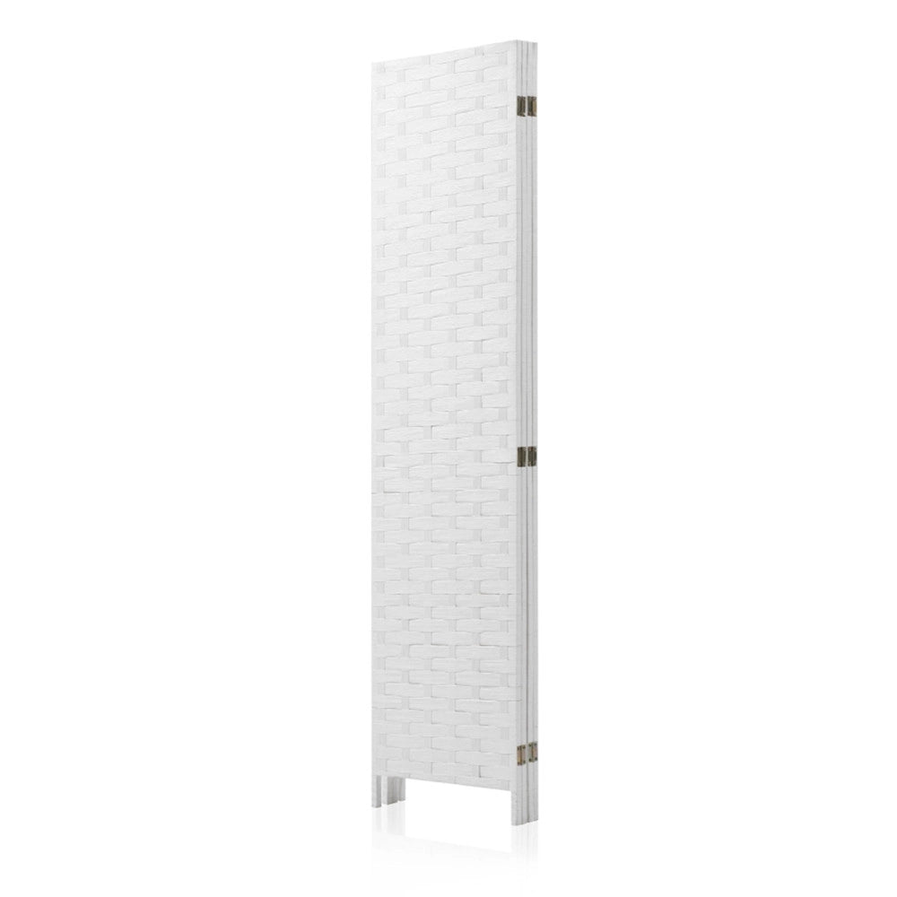 Trade Shop - Separe' A 4 Ante Pannelli Double Face Bianco Paravento Divisorio Ambienti Sep08 336233 -