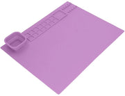Mat di pittura in silicone - Mat per pavimento e tavolo - Materiale sicuro per bambini - Materiale durevole - Mat di silicone per uso creativo