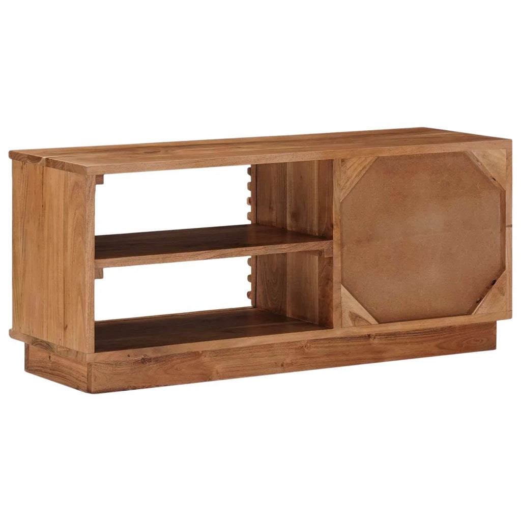 Mobile TV con archiviazione con porta Naturale 90 x 30 x 40 cm