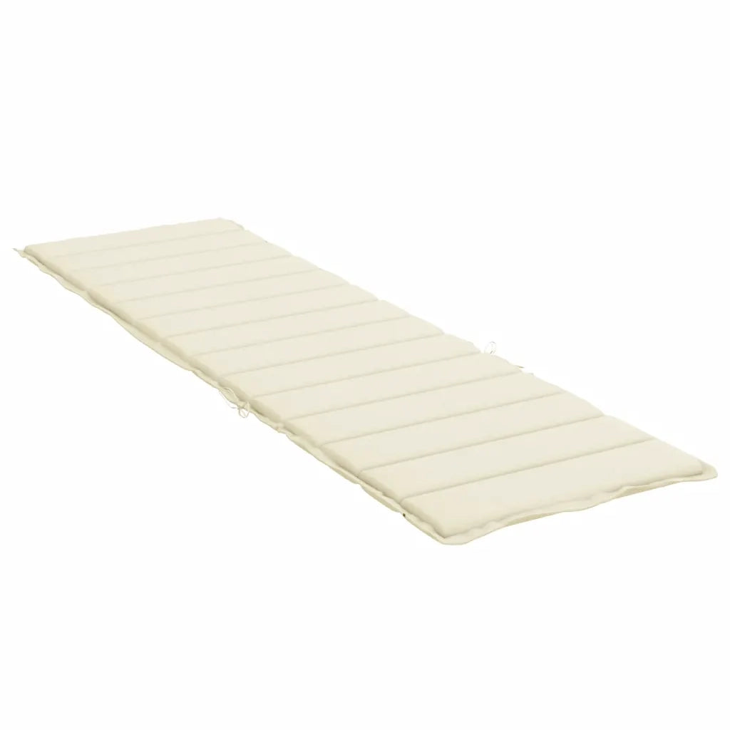 Cuscino per Lettino Crema 200x50x3 cm in Tessuto Oxford 314190