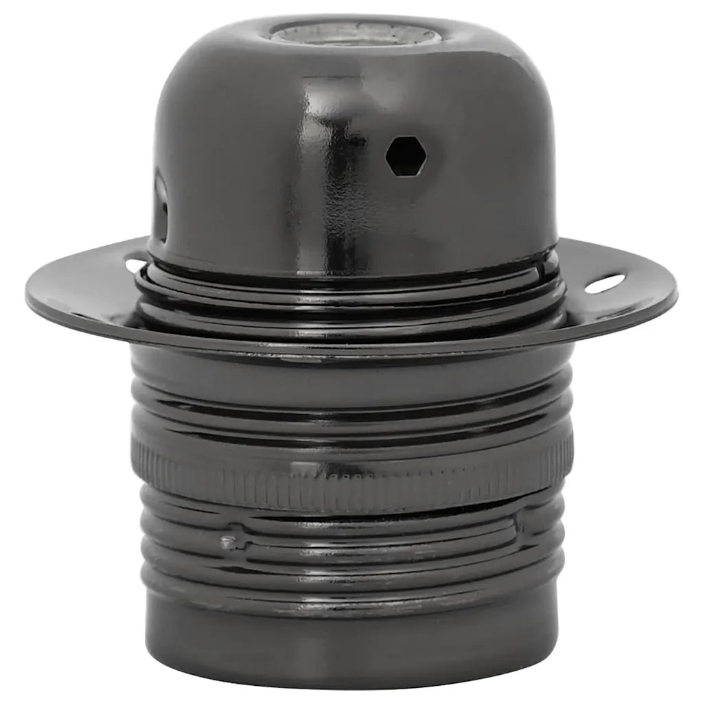 Portalampade 2 pz Nero Lucido E27 CFW5185789
