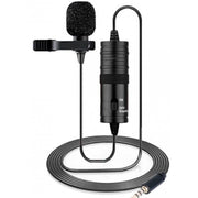 Trade Shop - Mini Microfono Lavalier Omnidirezionale 360° Per Smartphone Fotocamera Q-955s -