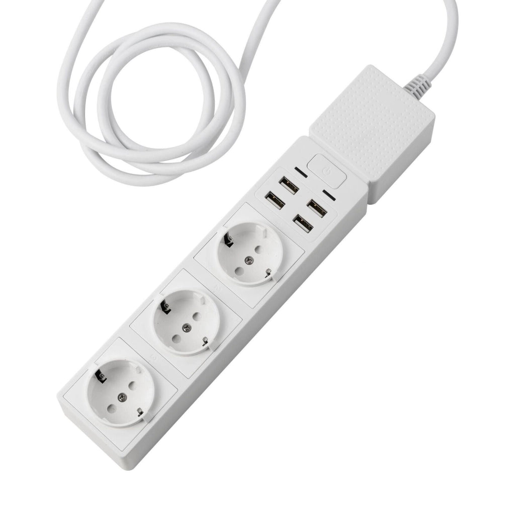 Edimax SP-1123WT prolunghe e multiple 1,5 m 3 presa(e) AC Interno Bianco