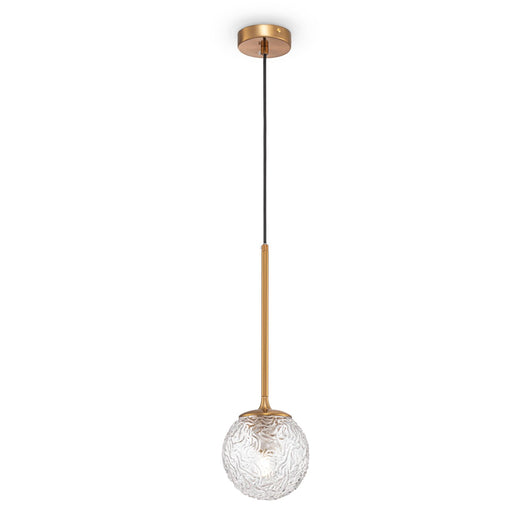 Lampada pendente Modern in Metallo Ligero Ottone