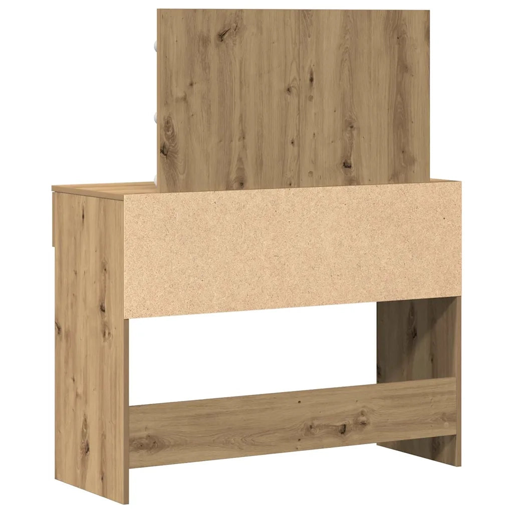 Toeletta | Tavolo da Trucco Rovere artigianale 100 x 40 x 120 cm