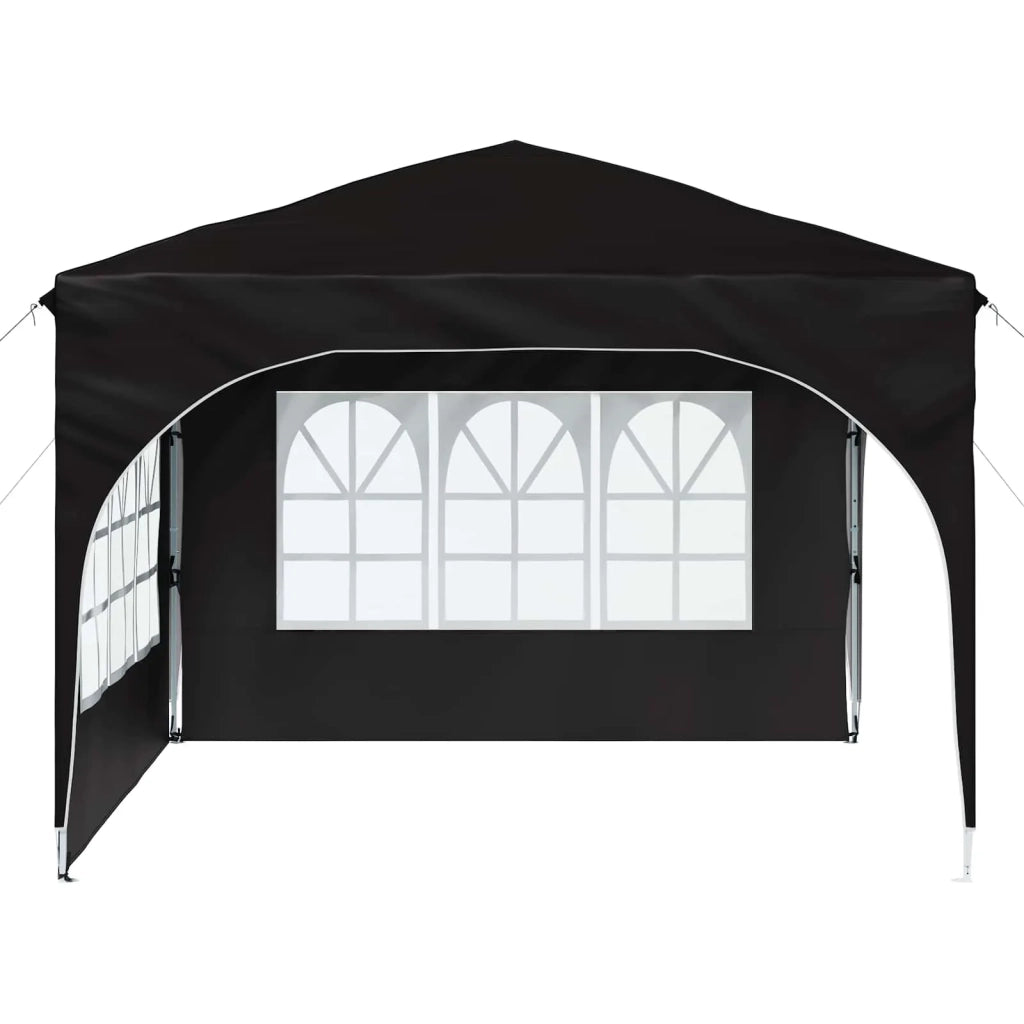 Tenda per feste a pop-up 290 x 290 x 245 cm Nero