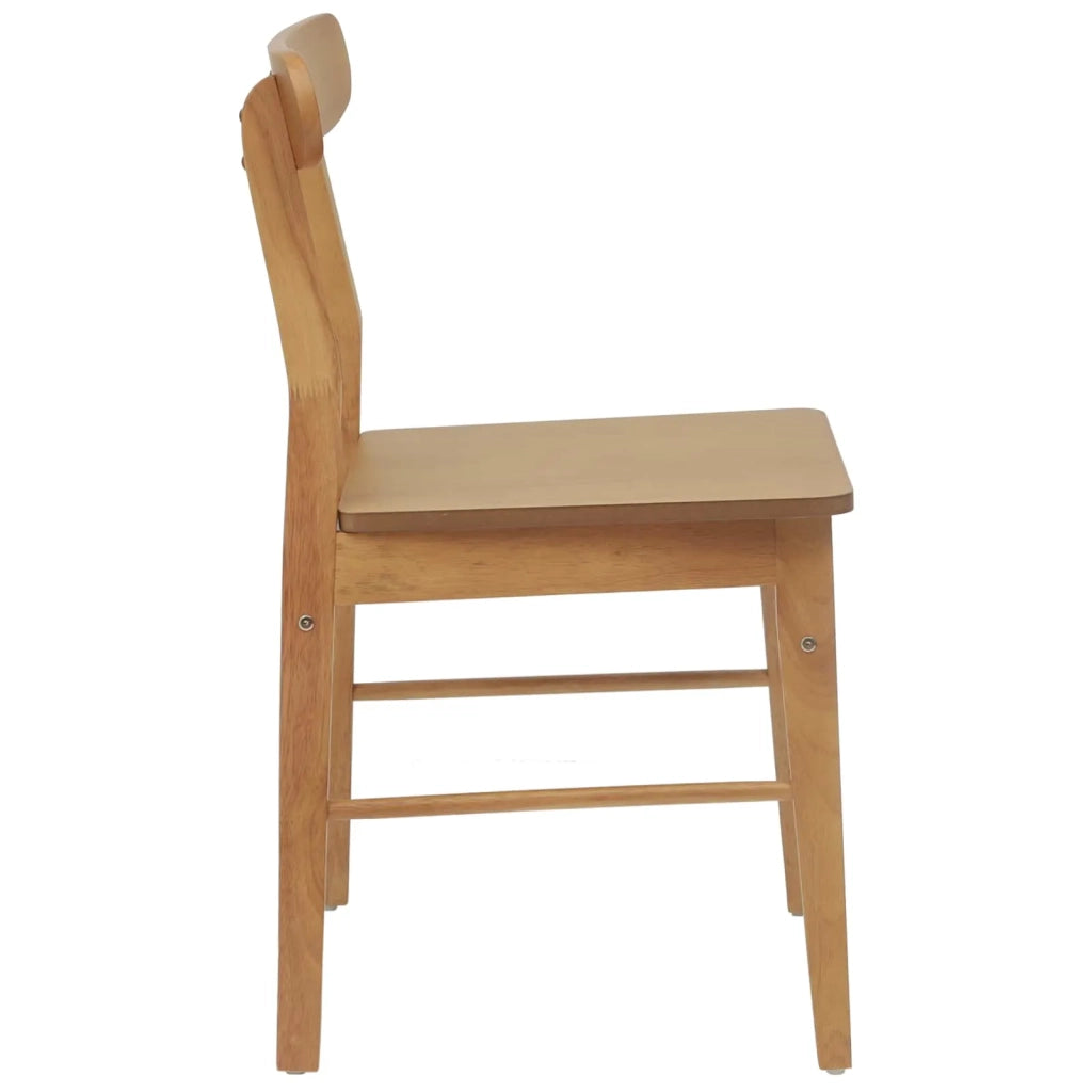 Sedia da pranzo 2 pcs Naturale 43 x 44,5 x 77 cm 42020486