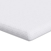 Topper per materasso Bianco 100 x 200 cm Tessuto Jacquard CFW8598869