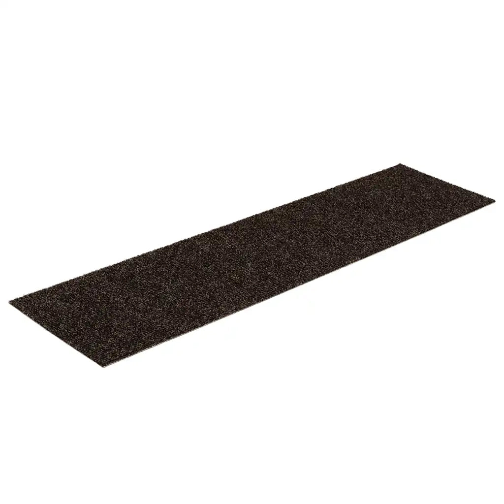Tappeti Adesivi Rettangolari Scale 15 pz 76x20 cm Marrone Scuro cod mxl 69119