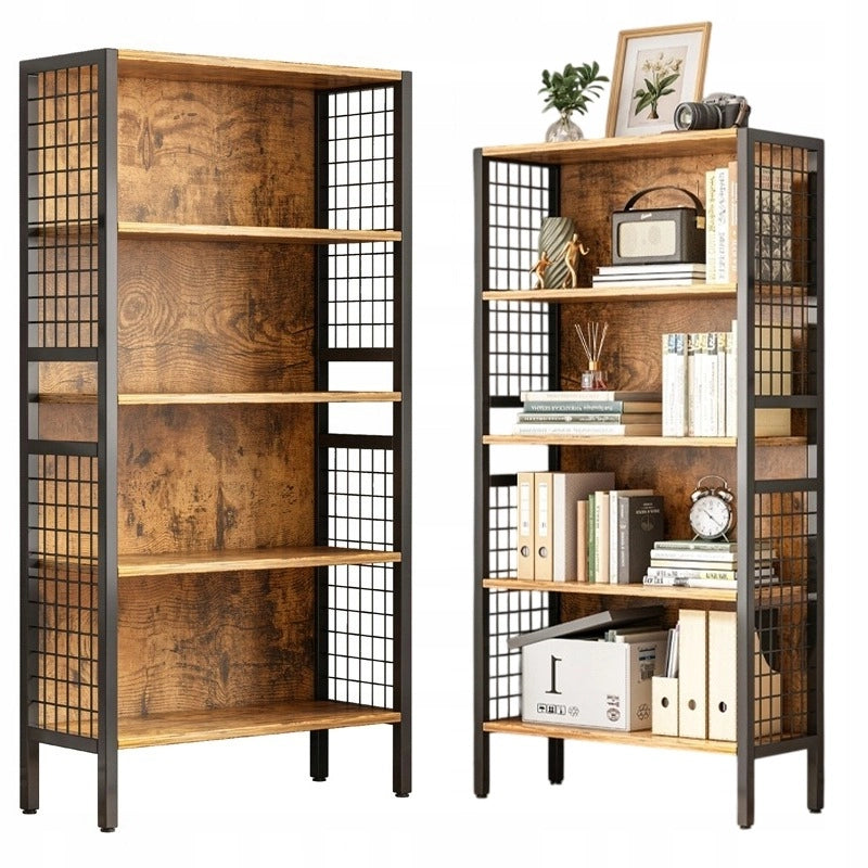 Libreria Marrone 74x30x155 cm Ideale per i Tuoi Libri