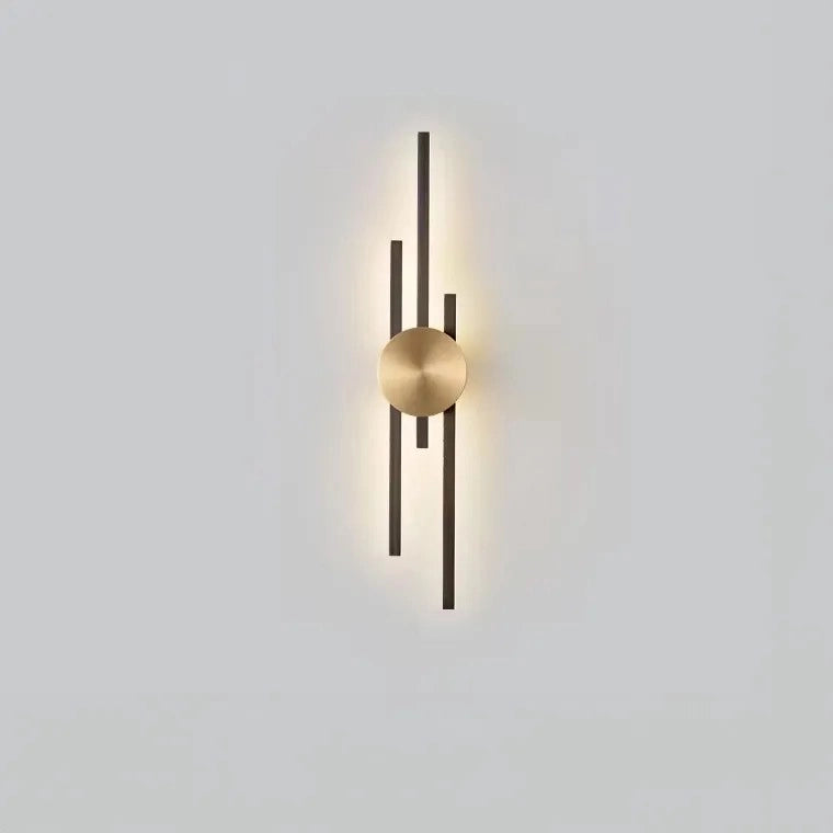 Lampada Da Parete Led App1437-w Black Gold