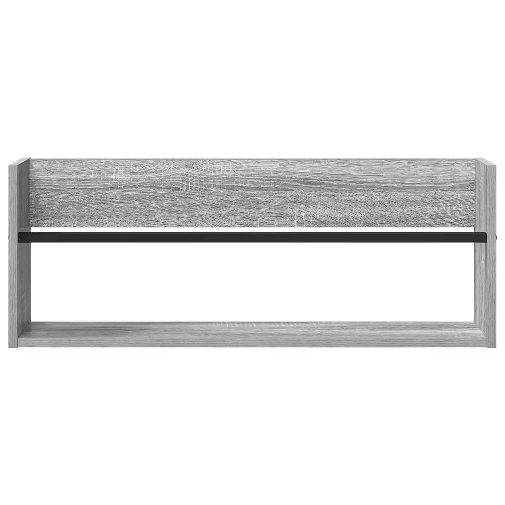 Scaffale per riviste Grigio Sonoma 80 x 12 x 30 cm CFW2900656